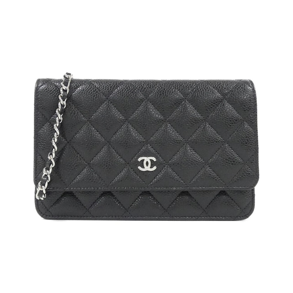 CHANEL Authentic Black Wallet